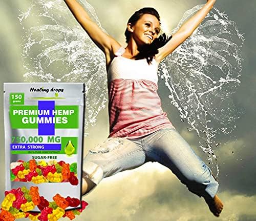 Gomitas de Cáñamo 750,000mg Premium Orgánicas Sin Azúcar, Soporte Natural de Salud, Alta Potencia, Ricas en Vitaminas B, E, C, D y Omega 3 6 9 - imagen 6