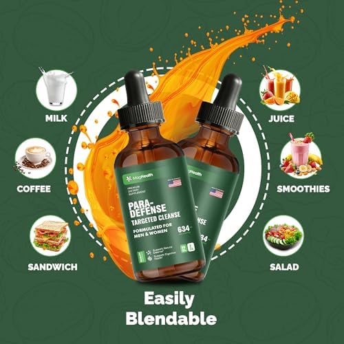 Tintura de Ajenjo, Nogal Negro y Clavo | Gotas de Soporte Digestivo Probadas por Terceros | Extracto Líquido para Bienestar Intestinal | 2 oz, 60 - imagen 7