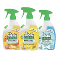 Limpiador Concentrado Refillable Mean Green Ultra Powered – Paquete de 3 Variedades: Cítricos & Té Verde, Brisa Tropical para Baño, Cristales Frescos - imagen 1