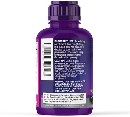 Multivitamínico Líquido Sin Azúcar - Multivitamínico Diario para Mujeres, Hombres y Niños, Vitaminas A, C, D, B-12, Biotina y Zinc - Promueve el - imagen 8