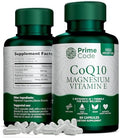 Code [3 en 1] CoQ10 250mg con Magnesio Glicinato y Vitamina E | Cápsulas de CoQ10 250mg | Magnesio Glicinato 200mg | Vitamina E 15mg | Sin OGM | - imagen 1