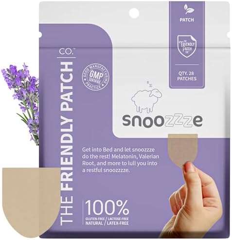 Parches de Sueño The Friendly Patch de 28 Días | Apoyo Natural para Dormir con Melatonina 7mg y Magnesio - imagen 1