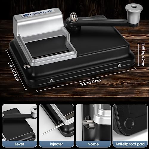 Máquina de Enrollar Cigarrillos USEWIRE, Manual y Portátil, Inyector de Tabaco para Tubos de 0.31 pulgadas/8 mm, Regalo Perfecto para Fiestas - imagen 2