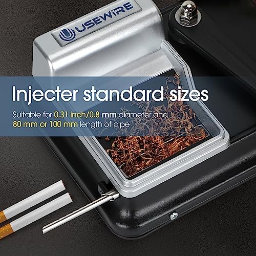 Máquina de Enrollar Cigarrillos USEWIRE, Manual y Portátil, Inyector de Tabaco para Tubos de 0.31 pulgadas/8 mm, Regalo Perfecto para Fiestas - imagen 3