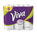 Toallas de Papel VIVA Choose-A-Sheet, Rollo Grande Blanco, 6 Rollos, Textura Tipo Tela, Resistentes y Suaves para una Limpieza Superior - imagen 1