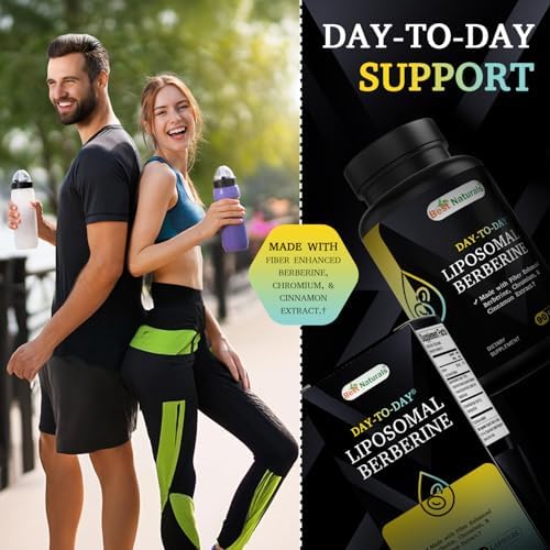 Best Naturals Berberina Liposomal 1200 mg con Bioperine - 90 Cápsulas Veganas con Cromo, Extracto de Canela y Fibra. - imagen 3