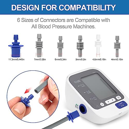 Manguitos de Repuesto para Medición de Presión Arterial de Tamaño Completo - 5.9-9.5 y 9-21 Pulgadas, Compatibles con Omron y Otras Marcas (Solo - imagen 2