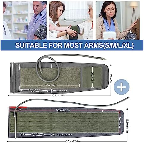 Manguitos de Repuesto para Medición de Presión Arterial de Tamaño Completo - 5.9-9.5 y 9-21 Pulgadas, Compatibles con Omron y Otras Marcas (Solo - imagen 5