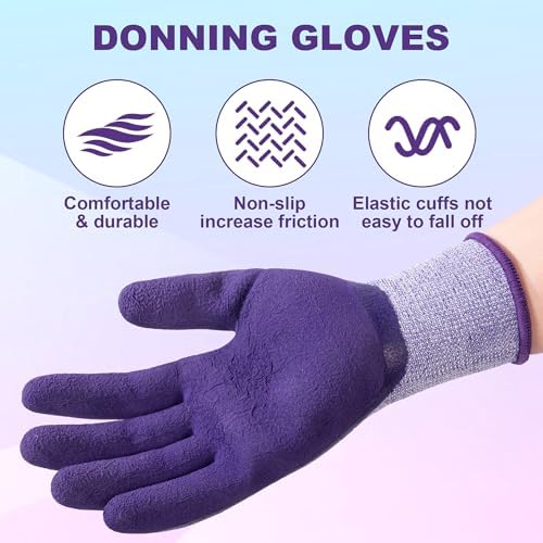 Guantes SUPPORTSMART para Colocación de Medias de Compresión - Resistentes, Reutilizables, Sin Látex - Fácil Colocación y Retiro para Medias, Hasta - imagen 3