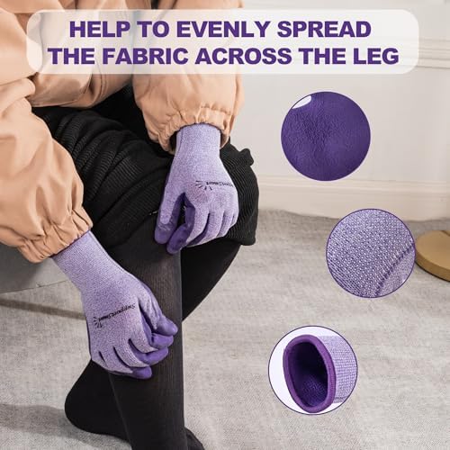 Guantes SUPPORTSMART para Colocación de Medias de Compresión - Resistentes, Reutilizables, Sin Látex - Fácil Colocación y Retiro para Medias, Hasta - imagen 5