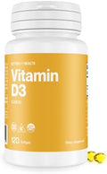 Suplemento de Vitamina D3 5000 IU de Better Way Health – Softgels de alta potencia para salud inmune y ósea – No GMO, sin lácteos, 120 softgels - imagen 1