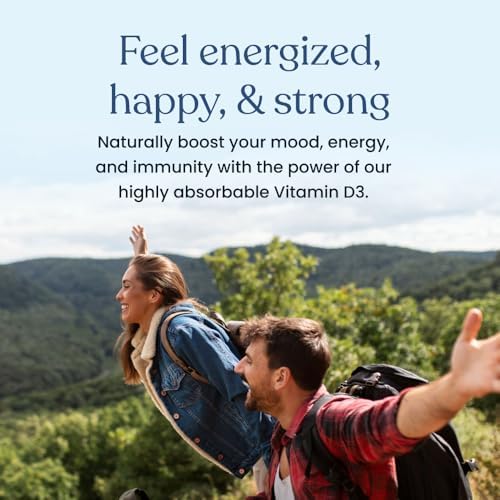 Suplemento de Vitamina D3 5000 IU de Better Way Health – Softgels de alta potencia para salud inmune y ósea – No GMO, sin lácteos, 120 softgels - imagen 3