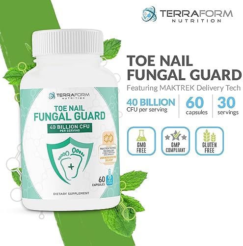 Terraform Nutrition Guard para Hongos en Uñas - Inhibidor Probiótico de Hongos - 60 Cápsulas - imagen 2