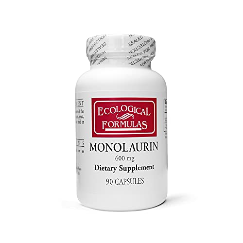 Monolaurin 600 mg de Ecological Formulas, Cápsulas Crema Blanca, 90 Unidades (MONOL-600-90) - imagen 4