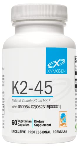 XYMOGEN K2-45 - Soporte Óseo y Cardiovascular - 45 mcg de Vitamina K2 - Vitamina K de Natto Bioavailable - Vegetariano, Sin Gluten, No Transgénico - - imagen 3