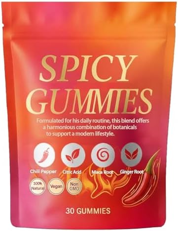 Gomitas Picantes Cuadradas de Durazno Caliente – Sabor Natural a Chile, 30 Gomitas - imagen 1