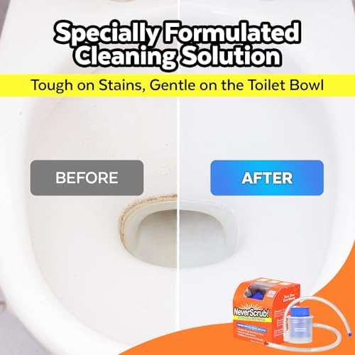 Cartucho de Repuesto NeverScrub! para Sistema de Inodoro Autolimpiante - 1.65 oz, Dura Hasta 3-5 Meses de Limpieza Continua del Inodoro - imagen 5