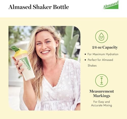 Botella Mezcladora Almased de Proteína | Ideal para Batidos y Preentrenos | Capacidad de 24 Oz (700 ML) - imagen 2
