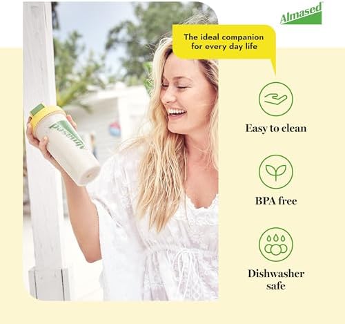 Botella Mezcladora Almased de Proteína | Ideal para Batidos y Preentrenos | Capacidad de 24 Oz (700 ML) - imagen 8