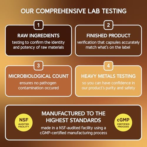 Complejo de Hongos BioEmblem - 10:1, 7 Especies - Melena de León, Reishi, Cordyceps, Chaga, Maitake, Shiitake - Suplemento Vegano de Inmunidad, - imagen 7