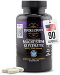 Cápsulas de Magnesio Glicinato Bucklebury con L-Theanina 350mg - Fórmula Avanzada para Alivio del Estrés, Salud Muscular y Ósea - Suplementos Veganos - imagen 1