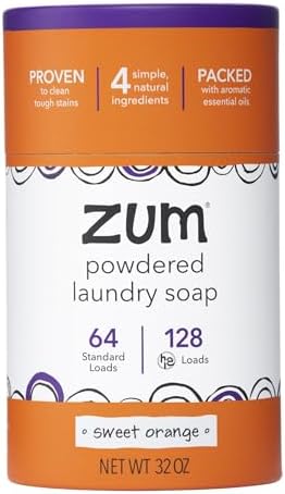 Jabón en Polvo para Ropa Zum de Indigo Wild - Jabón para Lavadora a Base de Plantas con Bicarbonato, Aceite de Coco y Aceites Esenciales - 64 Lavados - imagen 1