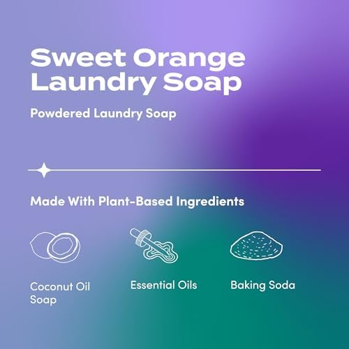 Jabón en Polvo para Ropa Zum de Indigo Wild - Jabón para Lavadora a Base de Plantas con Bicarbonato, Aceite de Coco y Aceites Esenciales - 64 Lavados - imagen 2