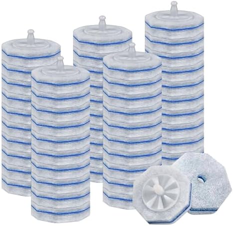 50 Piezas de Recargas Desechables para Varita de Inodoro Clorox, Cabezas de Reemplazo Mejoradas Compatibles con Varita de Limpieza de Baño - imagen 1