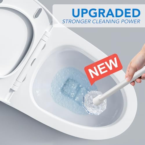50 Piezas de Recargas Desechables para Varita de Inodoro Clorox, Cabezas de Reemplazo Mejoradas Compatibles con Varita de Limpieza de Baño - imagen 3