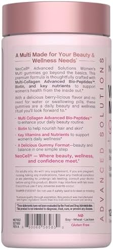 NeoCell Gummy Multivitamínico para Mujeres con Colágeno | 120 Gomas | Vitaminas y Minerales Esenciales | Sabor a Baya - imagen 3