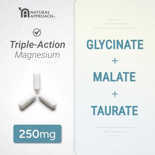 Complejo de Magnesio de Alta Absorción con Glicinato, Malato y Taurato - Suplemento Premium para Sueño, Relajación, Calambres y Alivio del Estrés - - imagen 3