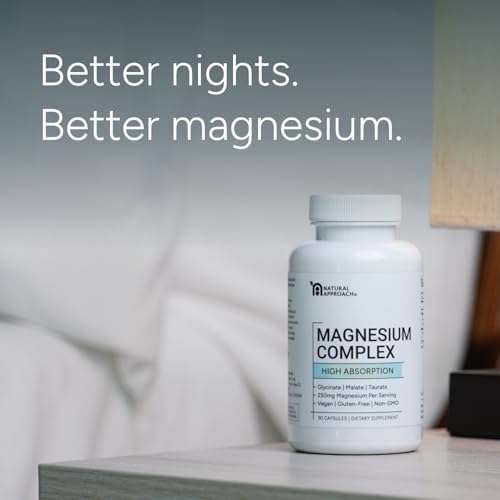 Complejo de Magnesio de Alta Absorción con Glicinato, Malato y Taurato - Suplemento Premium para Sueño, Relajación, Calambres y Alivio del Estrés - - imagen 7