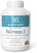 WomenSense de Natural Factors, Aceite de Pescado RxOmega-3, Apoya Corazón y Articulaciones con Aceite de Onagra, Omega-3 DHA y EPA, Sin Gluten, 120 - imagen 1