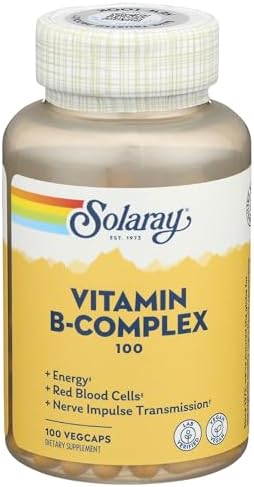 Solaray - B-Complejo, 100 mg, 100 cápsulas - imagen 1