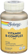 Solaray - B-Complejo, 100 mg, 100 cápsulas - imagen 1
