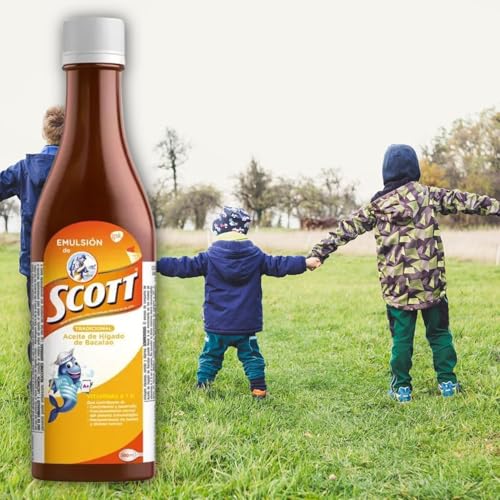 Aceite de Hígado de Bacalao Scott’s Emulsion Sabor Tradicional – Paquete de 2 x 6.1 fl oz (180 ml) – Aceite Líquido con Vitaminas A, D y Calcio - imagen 2