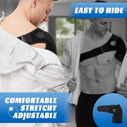 Faja para Hombro Sundpik para Hombre y Mujer, Inmovilizador de Manguito Rotador, Manga de Compresión para Hombros, Fijación de Brazo - imagen 4