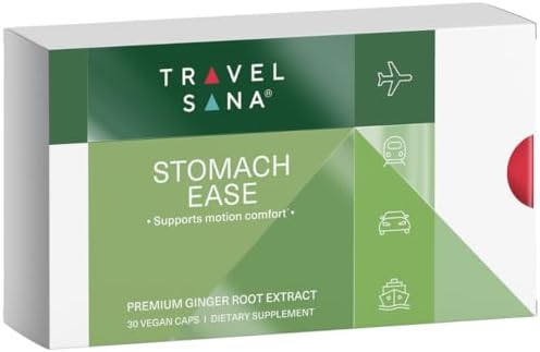 Suplemento Orgánico de Jengibre TRAVELSANA | 200mg de Extracto de Raíz de Jengibre (10:1) y 9% de Gingeroles (18mg) por Cápsula | Apoya la Comodidad - imagen 1