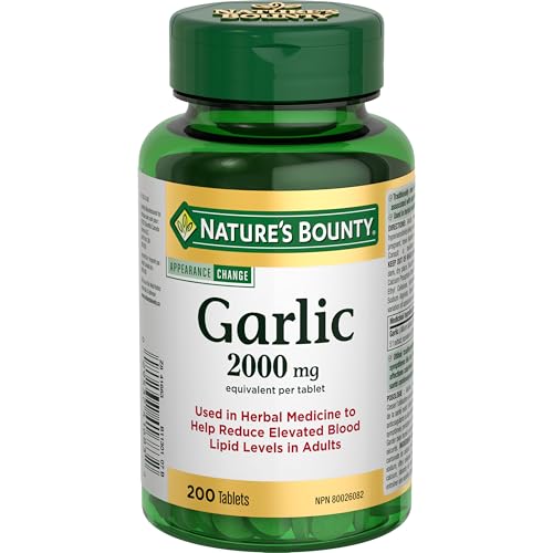 Ajo Nature's Bounty 2000mg, 200 Tabletas - imagen 3