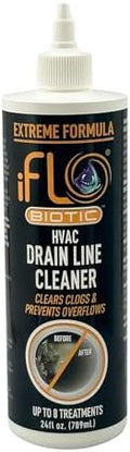 Limpiador de Línea de Drenaje A/C iFLO® Extreme – Solución Rápida y Duradera para Sistemas HVAC, 24oz, 1 Paquete, Elimina Obstrucciones y - imagen 1