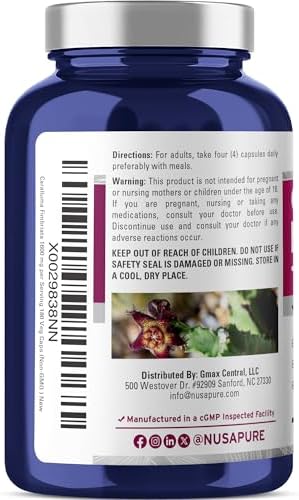 NusaPure Caralluma Fimbriata 1600mg - 180 Cápsulas Veganas (Sin OGM, Veganas) - imagen 3