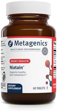 Metagenics Niatain Niacina B3-500 mg Ácido Nicotínico de Liberación Prolongada - Apoya Colesterol, Energía, Nervioso y Salud Cardiovascular - Sin - imagen 1