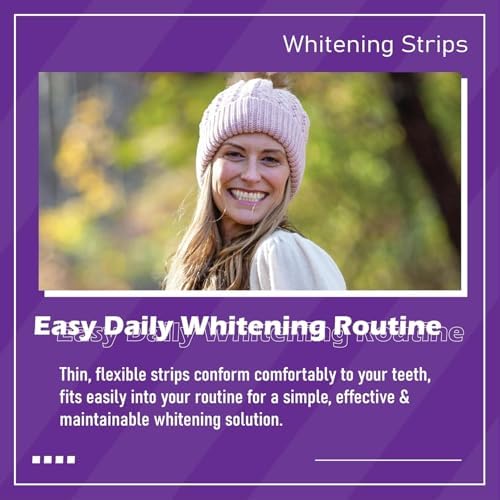 Tiras Blanqueadoras Dentley Moradas (42 Tiras) - Fórmula Segura para Esmalte, Ideal para Dientes Sensibles, Elimina Manchas Amarillas y Mal Aliento - imagen 5