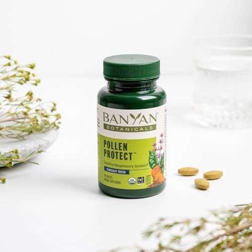 Banyan Botanicals Pollen Protect Orgánico – Suplemento Respiratorio Clínicamente Probado – Apoyo a la Salud ante Irritantes Estacionales – 90 - imagen 4