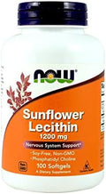 NOW Foods Lecitina de Girasol 1,200 Mg en Softgels, Paquete de 2 - imagen 1