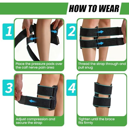 Dispositivo de Alivio para el Dolor Ciático JNATER - Faja con Almohadillas Ajustables para Compresión, Ideal para Dolor de Nervio Ciático, Espalda - imagen 6