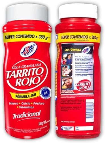 Yahve - Kola Granulada Tradicional Sabor Original - Pack de 2 Tarritos Rojos de 330 g - Suplemento Multivitamínico para tu Bienestar - Despensa - imagen 2