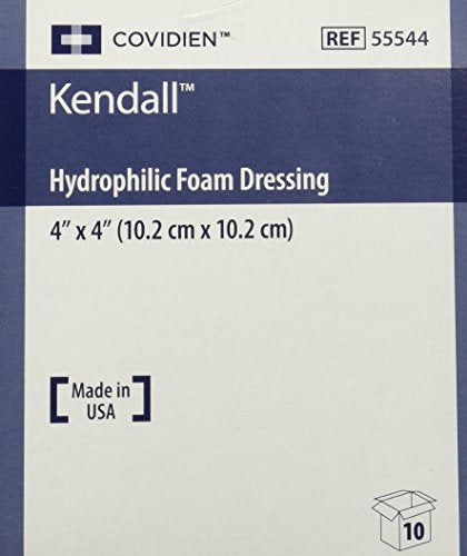 Vendas de Espuma Hidrofílica Kendall Copa - 4x4, Caja de 10 - KND55544 BX - imagen 3