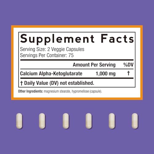 Suplemento de Calcio AKG Doctor's Recipes 1000mg, Alta Biodisponibilidad para Hombres y Mujeres, Salud Ósea, Vegano, 150 Cápsulas - imagen 2