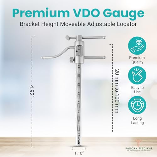 Medidor Ortodóntico Premium Pakcan - Medidor VDO - Medidor Ortodóntico Venus Apollo - Localizador Ajustable para Altura de Brackets y Medición de - imagen 2